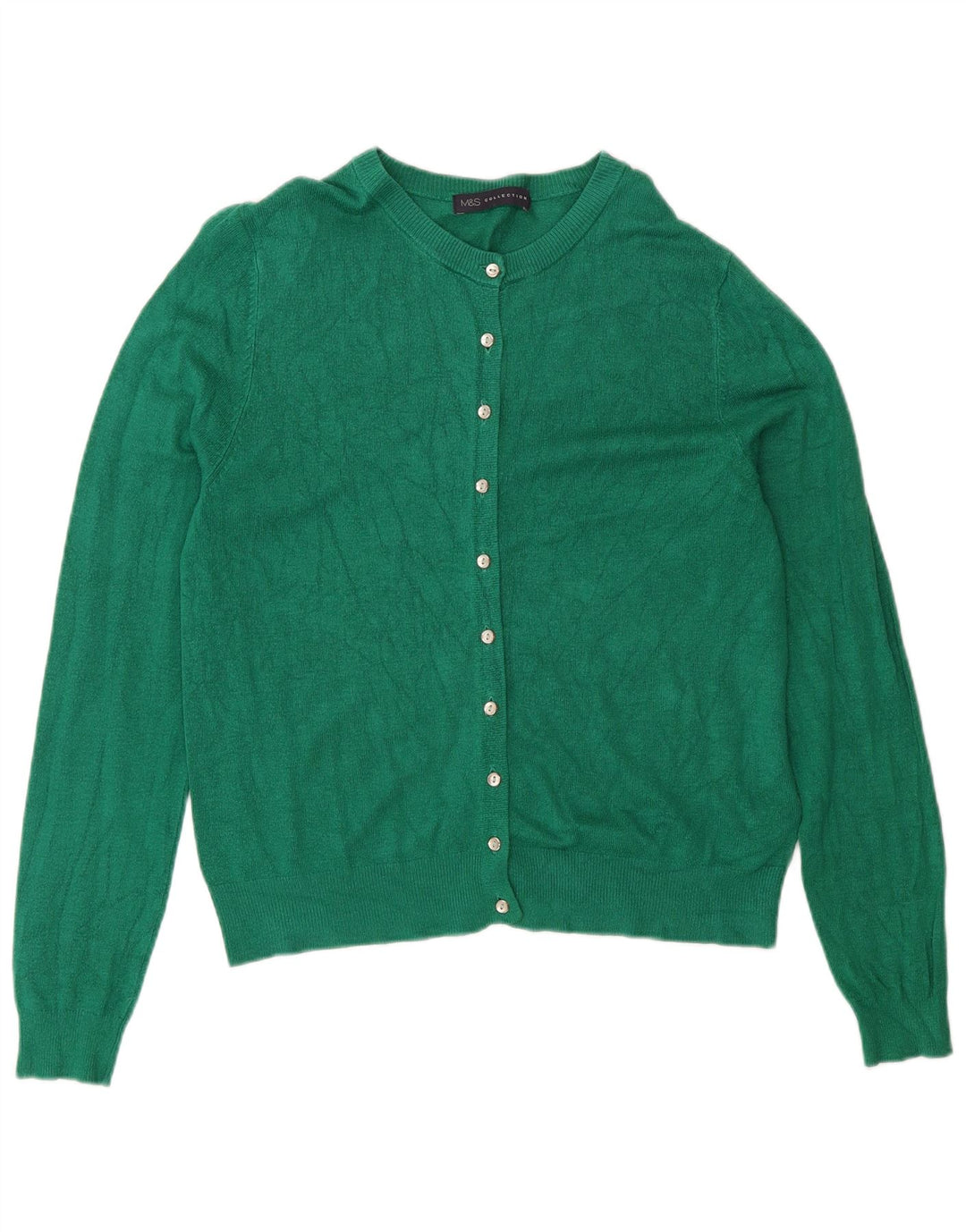 Pulover cardigan pentru femei Marks & Spencer UK 12 Medium Green Viscose