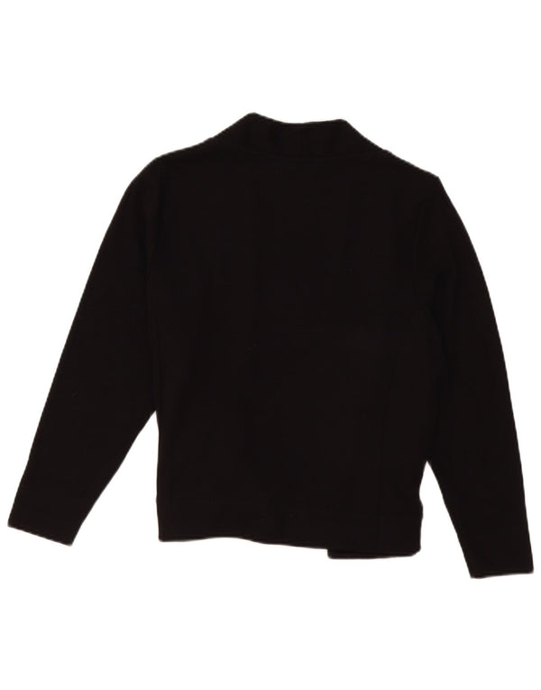 Pulover cardigan deschis mic pentru femei Marks & Spencer UK 18 XL, viscoză neagră