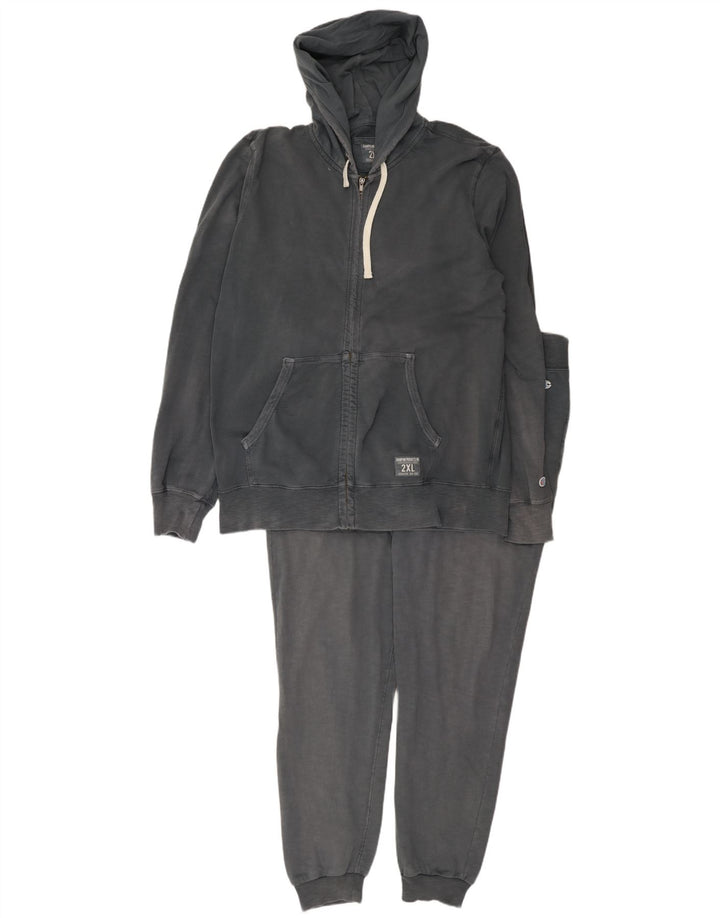 Trening complet pentru bărbați Champion, cu glugă, 2XL, gri