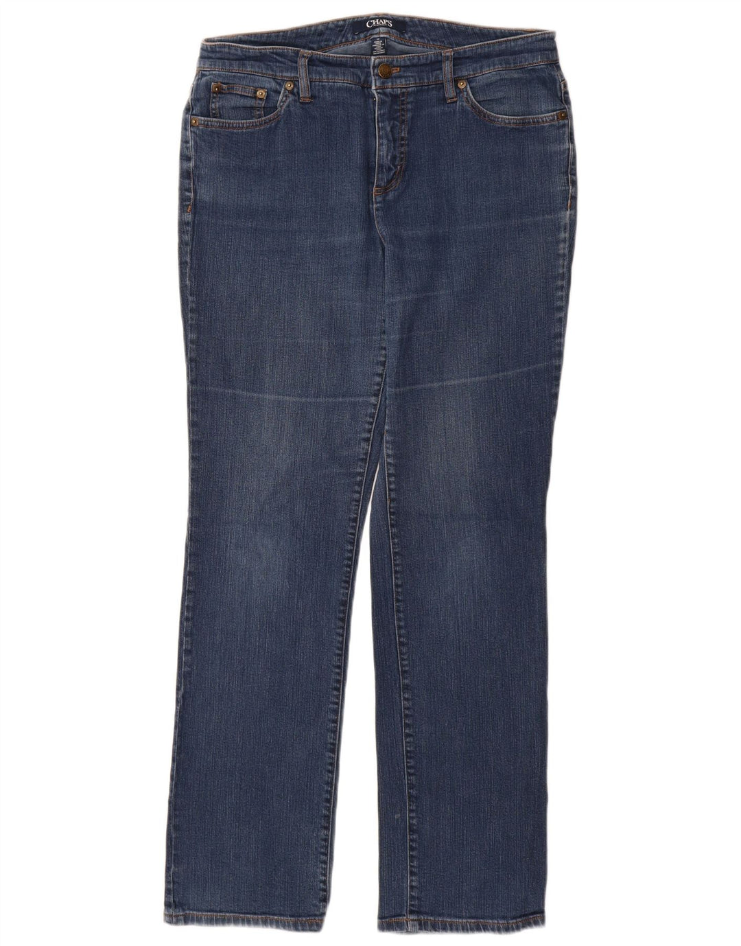 Jeans drepti pentru femei CHAPS US 10 Large W30 L31 Blue Bumbac