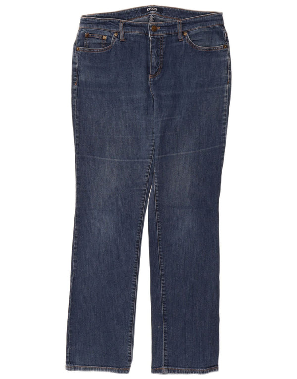 Jeans drepti pentru femei CHAPS US 10 Large W30 L31 Blue Bumbac