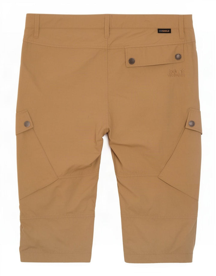 Jack Wolfskin Bermudă pentru bărbați cargo W34 mare poliamidă bej