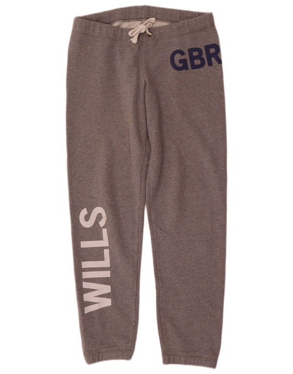 Jack Wills Pantaloni de trening pentru femei Pantaloni de jogging UK 10 Small Grey Flecked