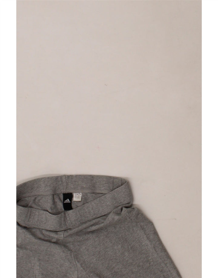 ADIDAS Womens Graphic Leggings UK 8 Small  Grey Vintage Adidas and Second-Hand Adidas from Messina Hembry 