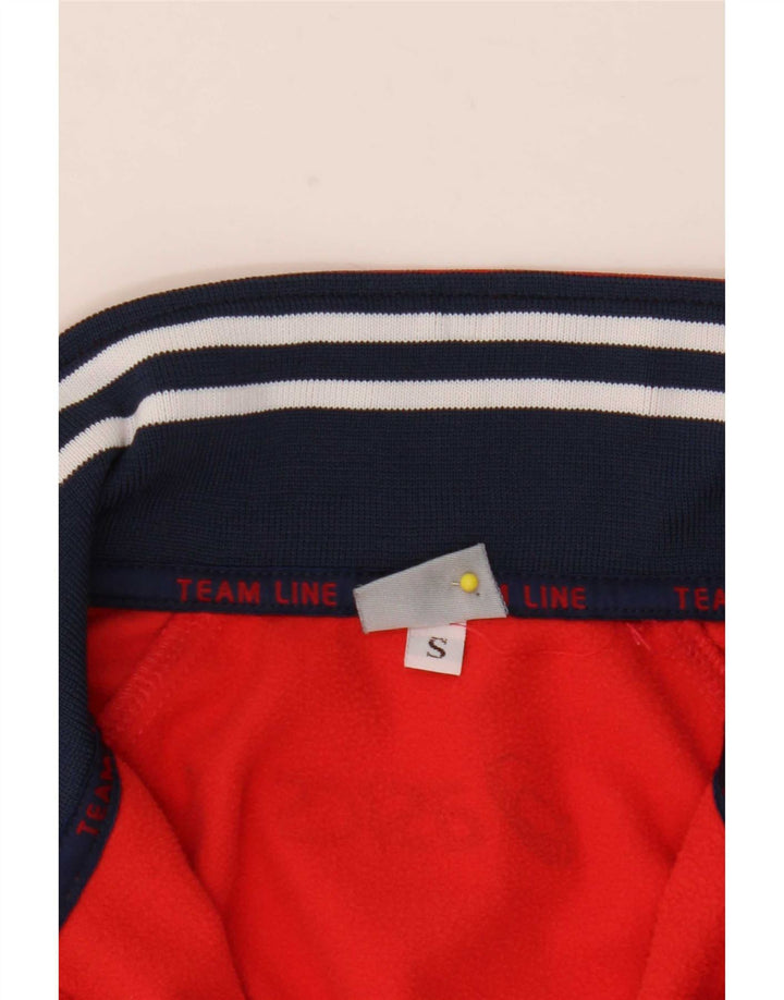 Jachetă de top pentru trening Asics pentru femei UK 8 Small Red Colorblock