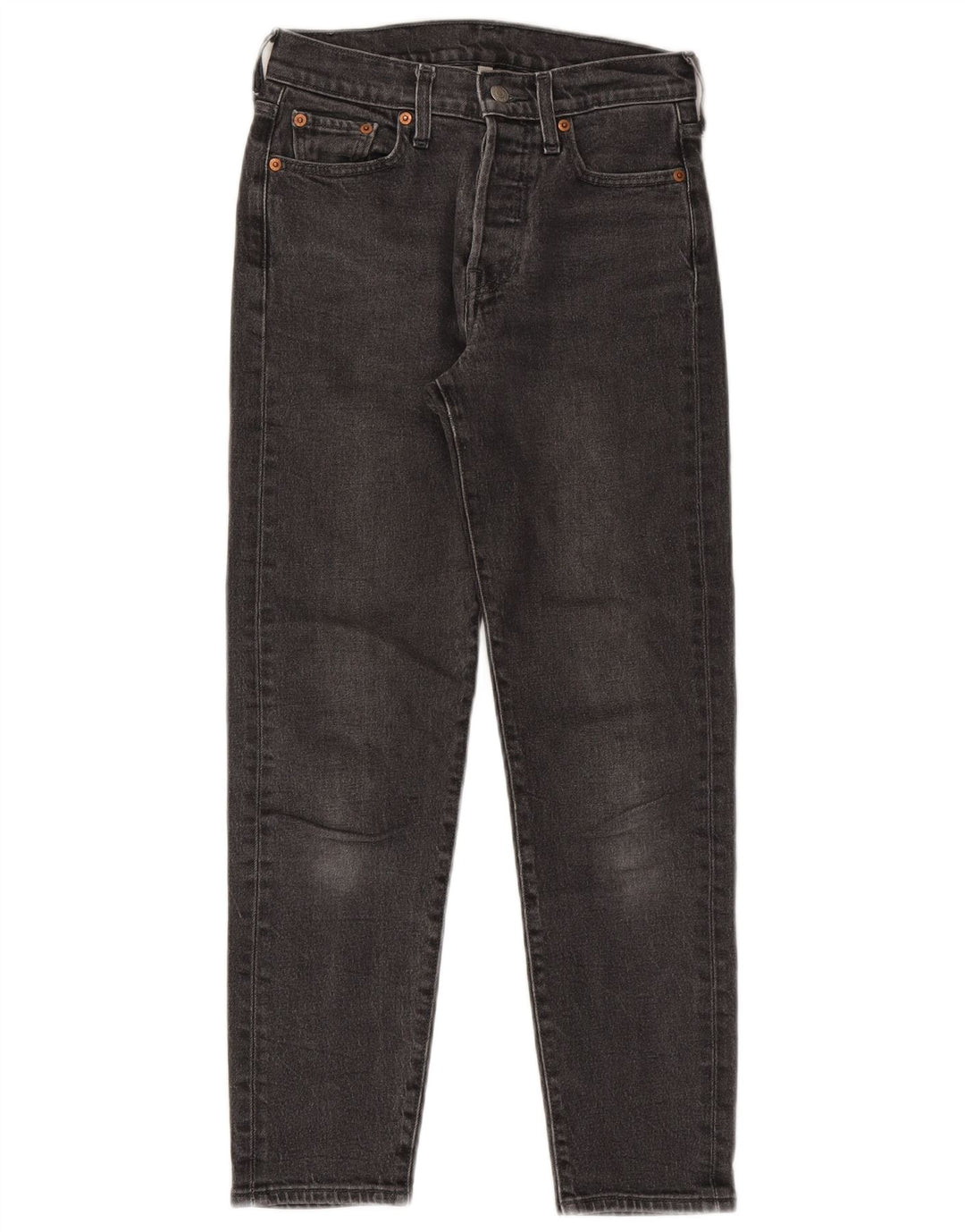 Blugi conici pentru femei Levi's W26 L26 bumbac negru