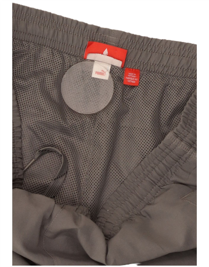 Pantaloni de trening grafic PUMA pentru bărbați Joggeri mici, gri