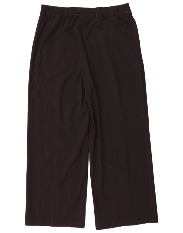 Marks & Spencer pantaloni chino pentru femei cu picioare largi UK 18 XL W38 L31 negru