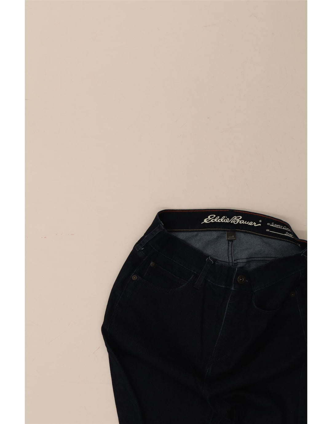 EDDIE BAUER Womens Skinny Jeans US 8 Medium W30 L29 Navy Blue Vintage Eddie Bauer and Second-Hand Eddie Bauer from Messina Hembry 