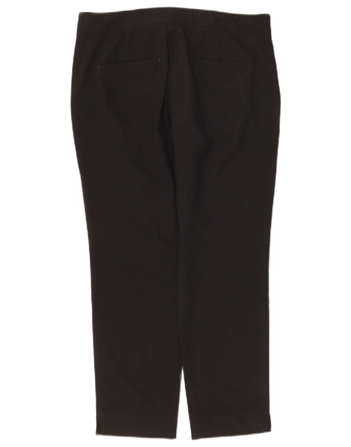 Pantaloni chino slim pentru femei Zara EU 38 Mici L28 L26 Poliester negru