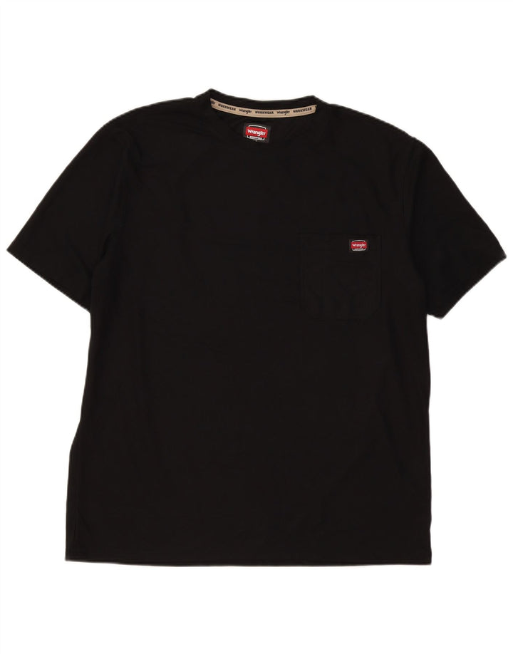 WRANGLER Tricou pentru bărbați Top UK 42/44 Poliester negru mare