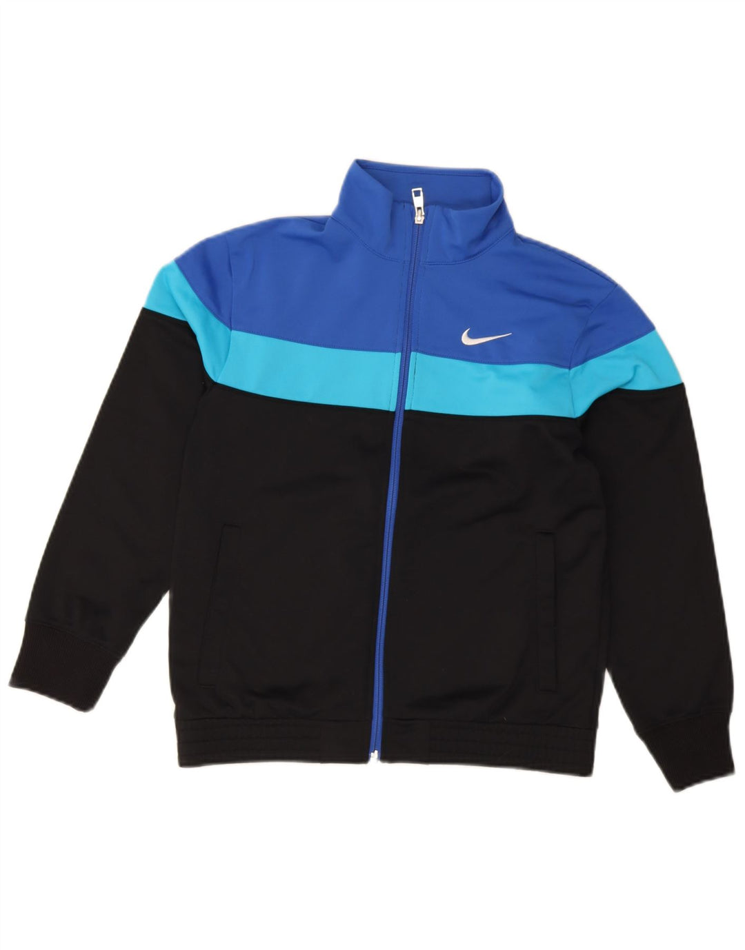 Jachetă de trening pentru băieți Nike 12-13 ani, mare, negru, colorblock