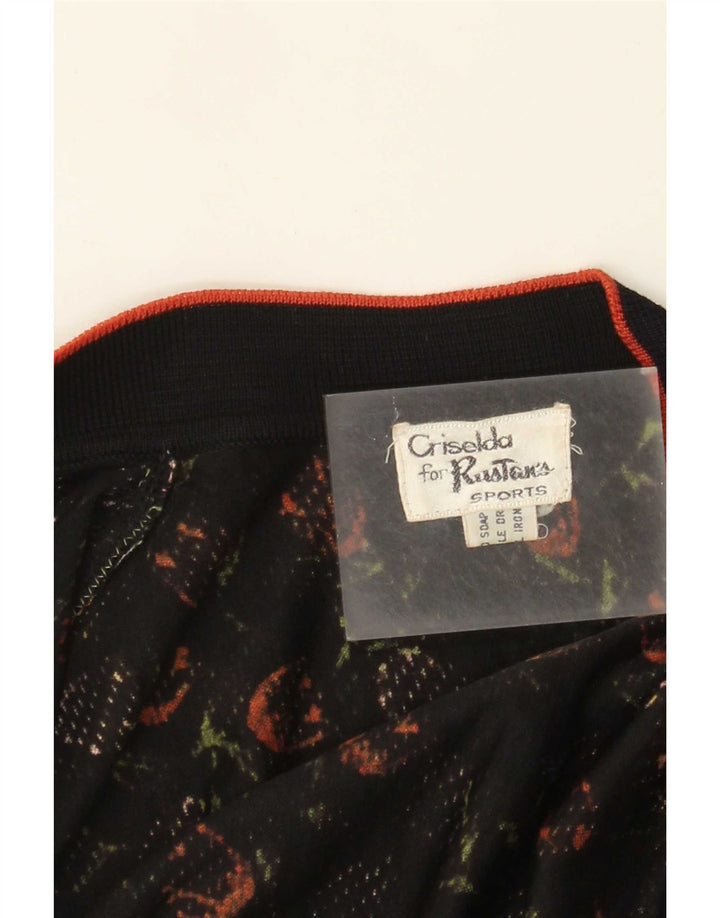 Set 2 piese Vintage pentru femei UK 14 Medium Black Floral