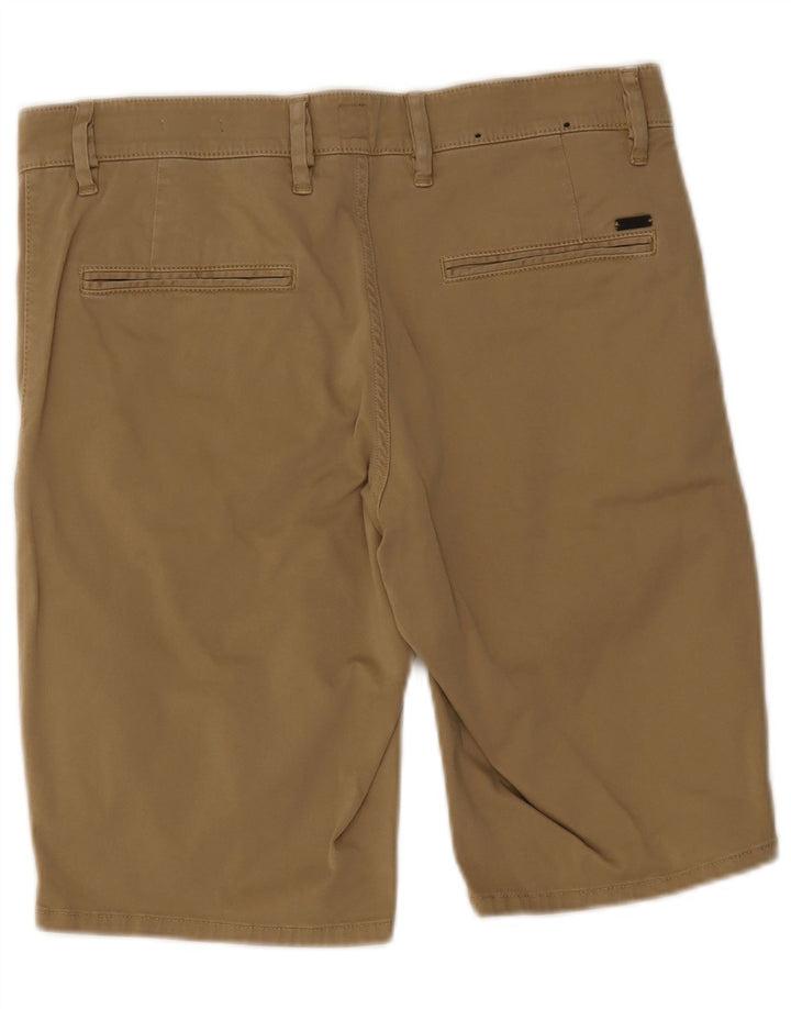 Pantaloni scurți chino pentru bărbați Hugo Boss W32, bumbac maro mediu