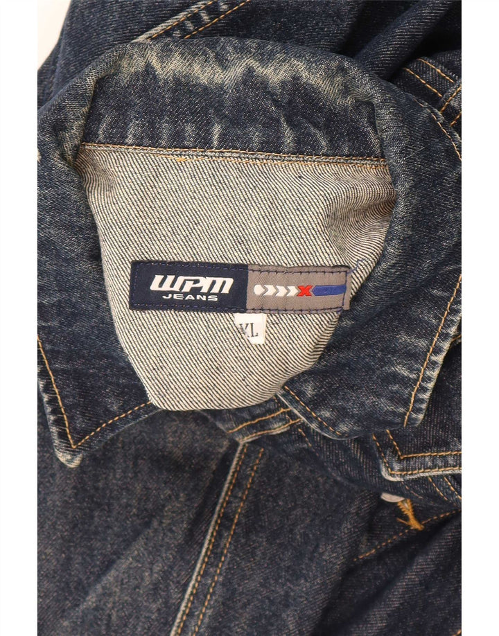 Jachetă de blugi pentru femei WPM UK 18 XL, bumbac bleumarin