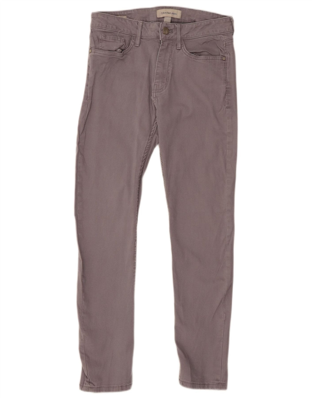 Pantaloni casual skinny CALVIN KLEIN pentru femei W26 L27 gri