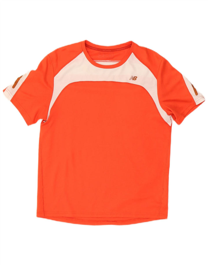 Tricou pentru bărbați New Balance Top Medium Orange Colorblock Poliester