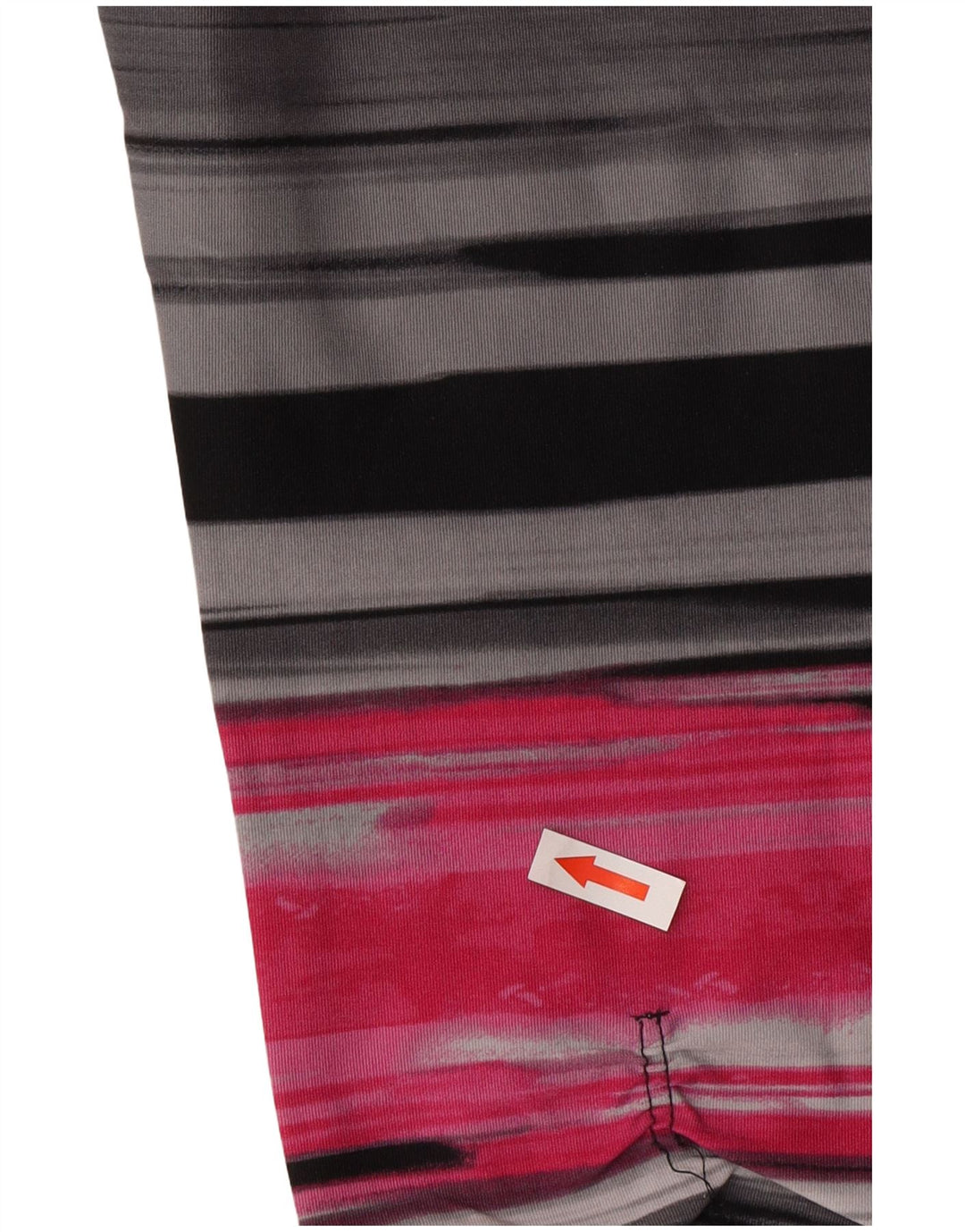 Leggings Capri Calvin Klein pentru femei UK 12, nailon cu dungi negre medii