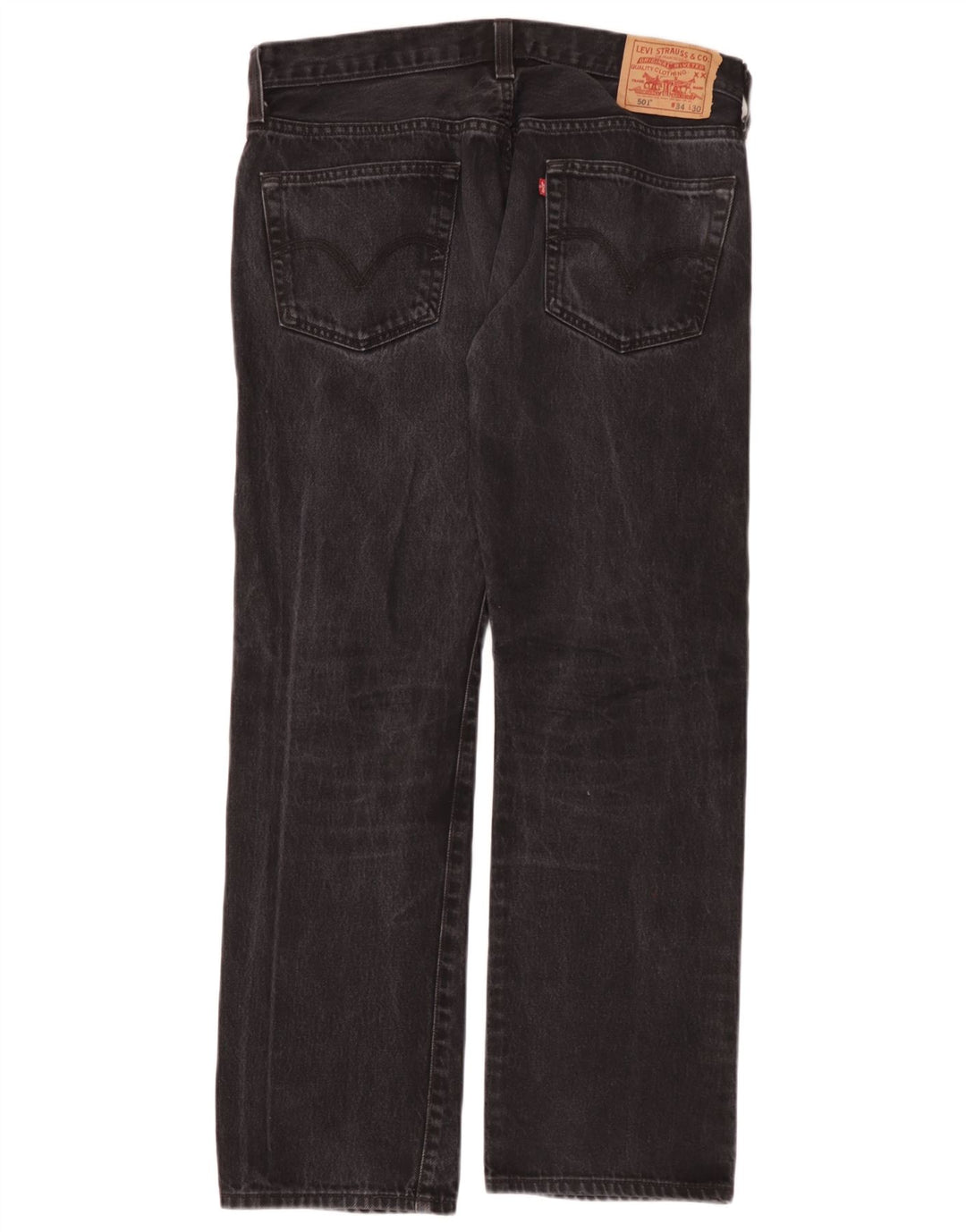 Blugi Levi's 501 drepte pentru bărbați W34 L30 bumbac negru