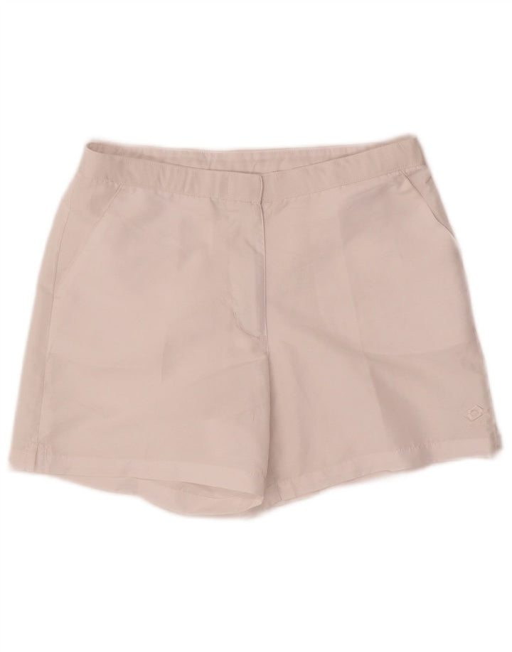 Pantaloni scurti casual pentru femei Lotto W28 Medium White
