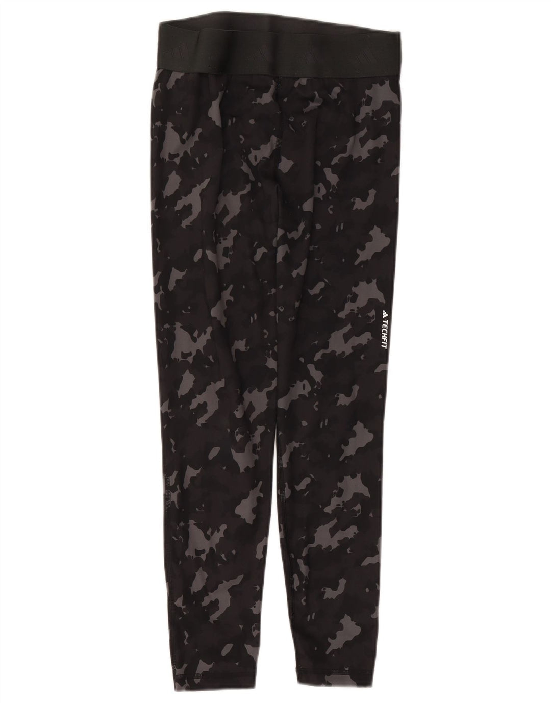 Leggings ADIDAS pentru femei, cu ajustare strânsă, Marea Britanie 12/14, camuflaj mediu negru
