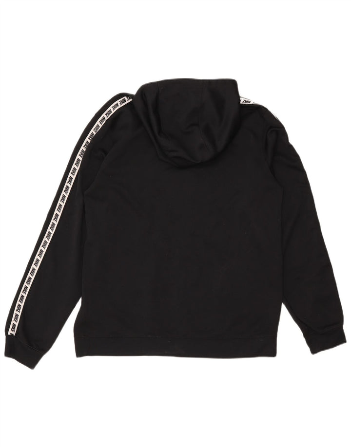 Pulover Nike Grafic pentru bărbați, poliester mediu negru