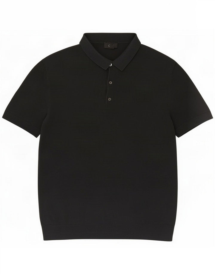 Cos Tricou polo pentru bărbați Mic Negru