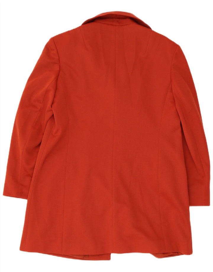 Pardesiu vintage pentru femei UK 12 Medium Red