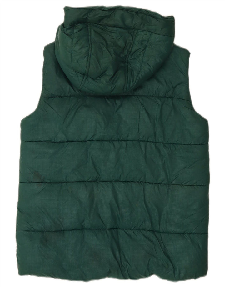 Gilet căptușit cu glugă pentru băieți Marks & Spencer, 11-12 ani, poliester verde