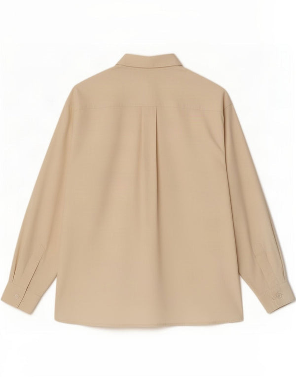 Cămașă Marella pentru femei UK 12 Medium Beige Mătase