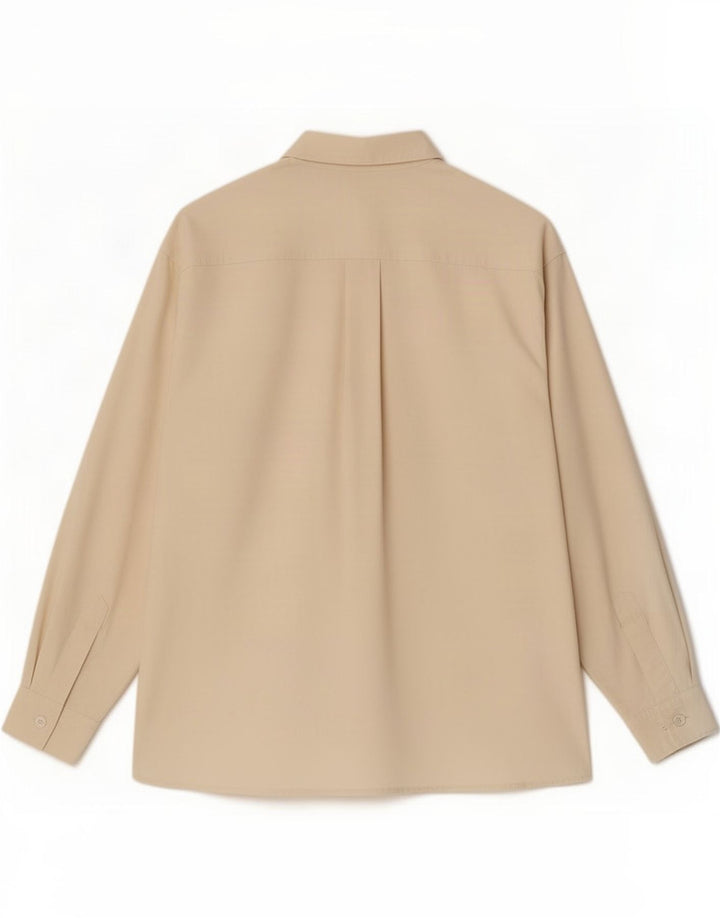 Cămașă Marella pentru femei UK 12 Medium Beige Mătase