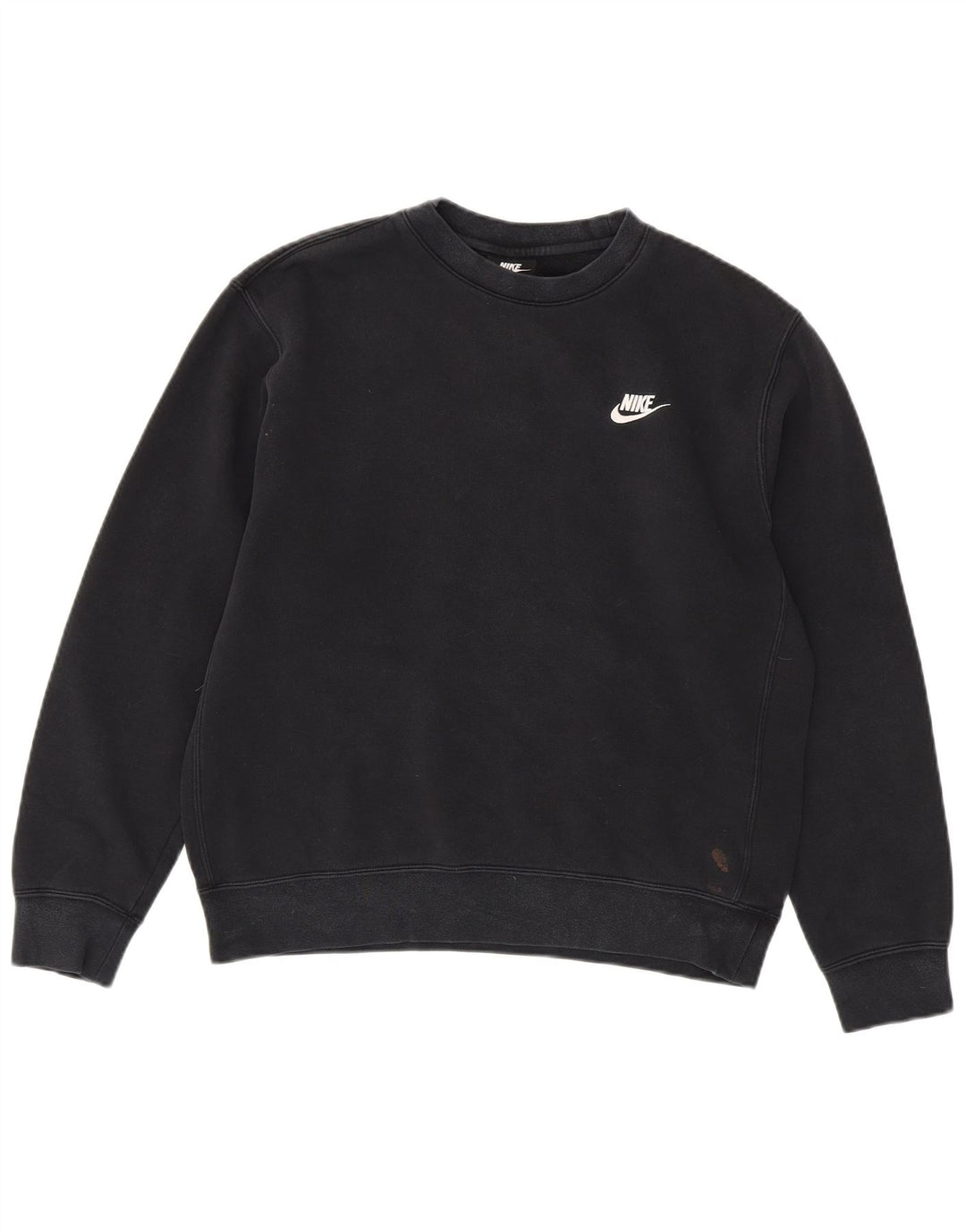 Pulover NIKE pentru bărbați, bumbac mediu negru