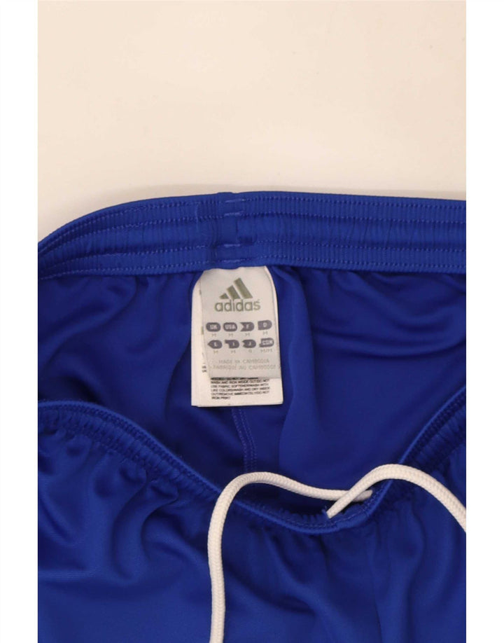Pantaloni scurți sport pentru bărbați Adidas Climalite, poliester albastru mediu
