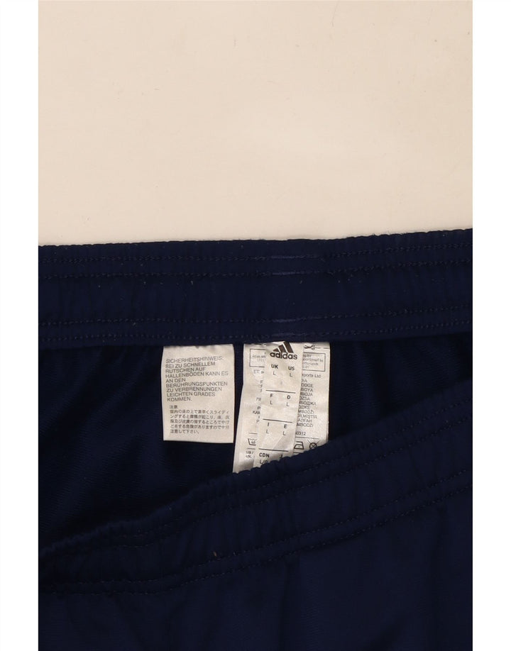 Pantaloni de trening ADIDAS pentru bărbați Pantaloni de jogging mari poliester bleumarin