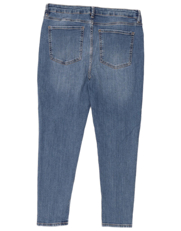 Marks & Spencer Blugi skinny The Ivy Crop pentru femei UK 16 Large W32 L25 Blue