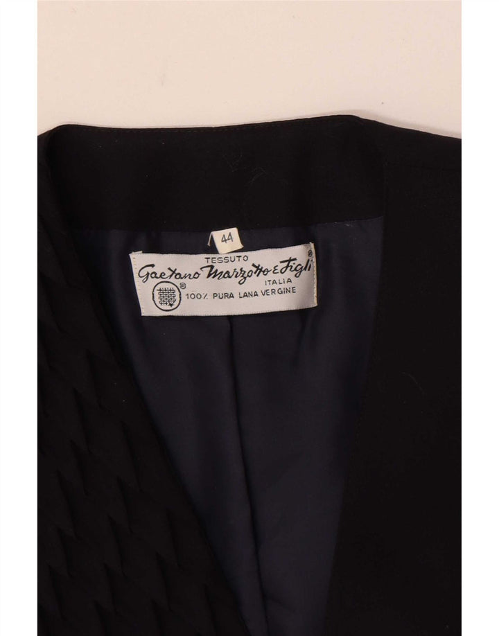 Jachetă Blazer Femei Marzotto, cu piept dublu, IT 44 Medium Bleumarin