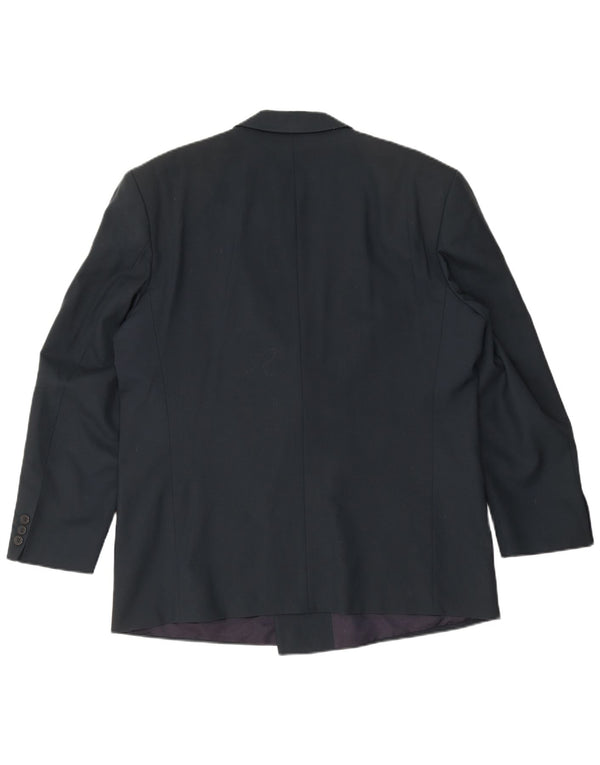 DIGEL Jachetă pentru bărbați cu două pieptări, UK 40, mare, albastru, lână nouă