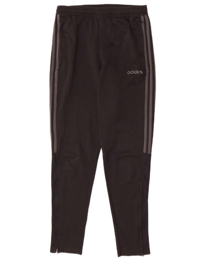 ADIDAS Mens Tracksuit Trousers Medium  Black Polyester