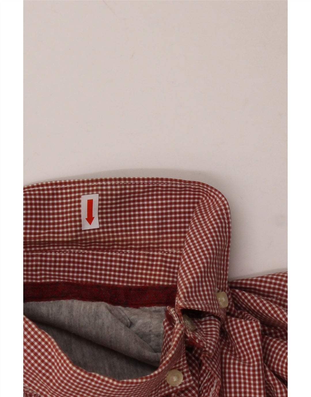 Cămașă pentru bărbați SUPERDRY XL, bumbac vichy roșu