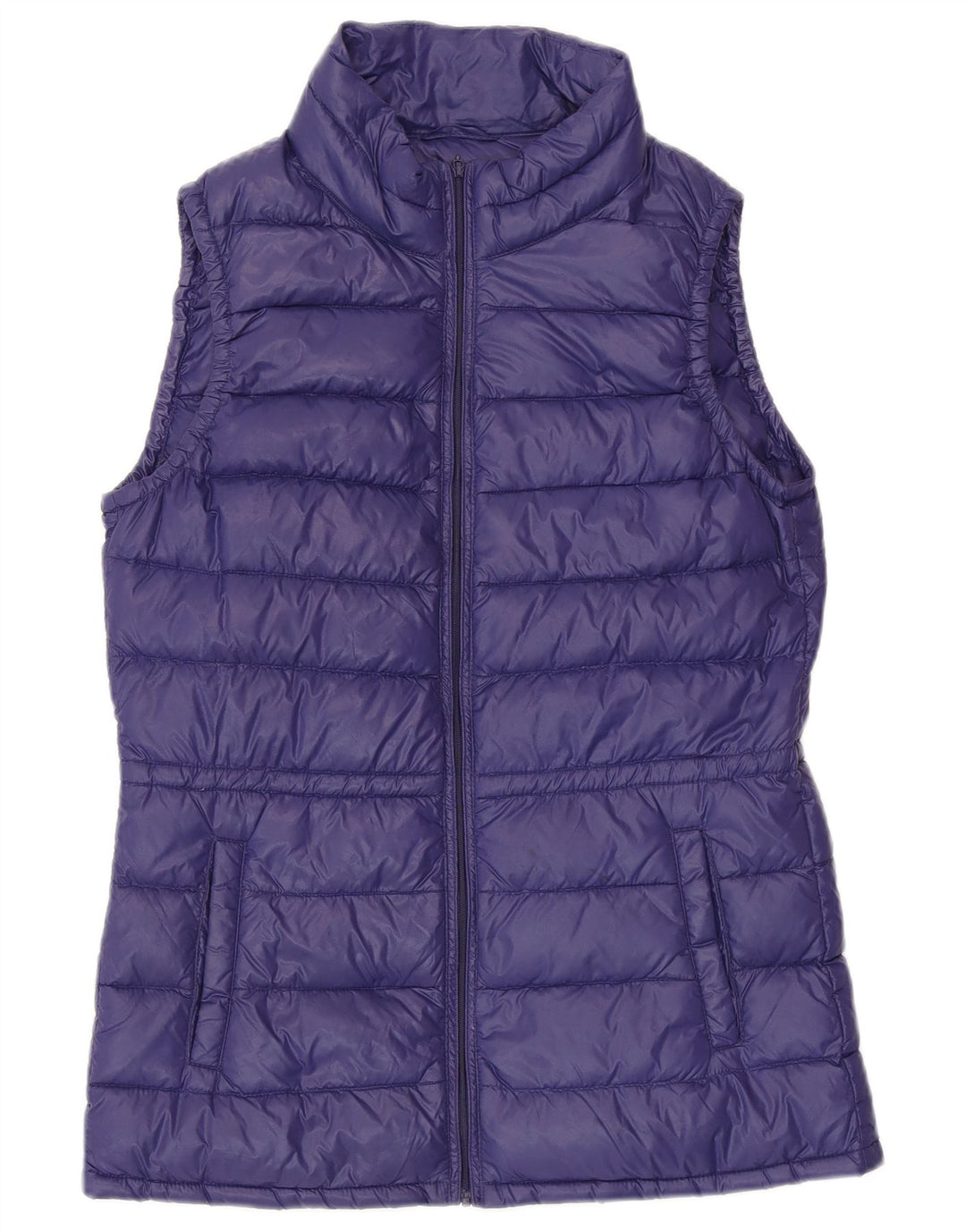 BENETTON Gilet căptușit pentru femei UK 10 Small Violet Poliamidă