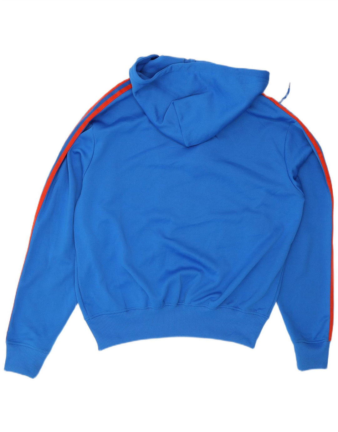 Pulover Adidas pentru bărbați, cu fermoar, poliester, mare, albastru