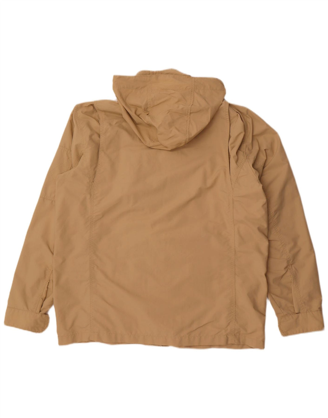 Jachetă cu glugă pentru bărbați Lands End UK 40, mare, bej, nailon