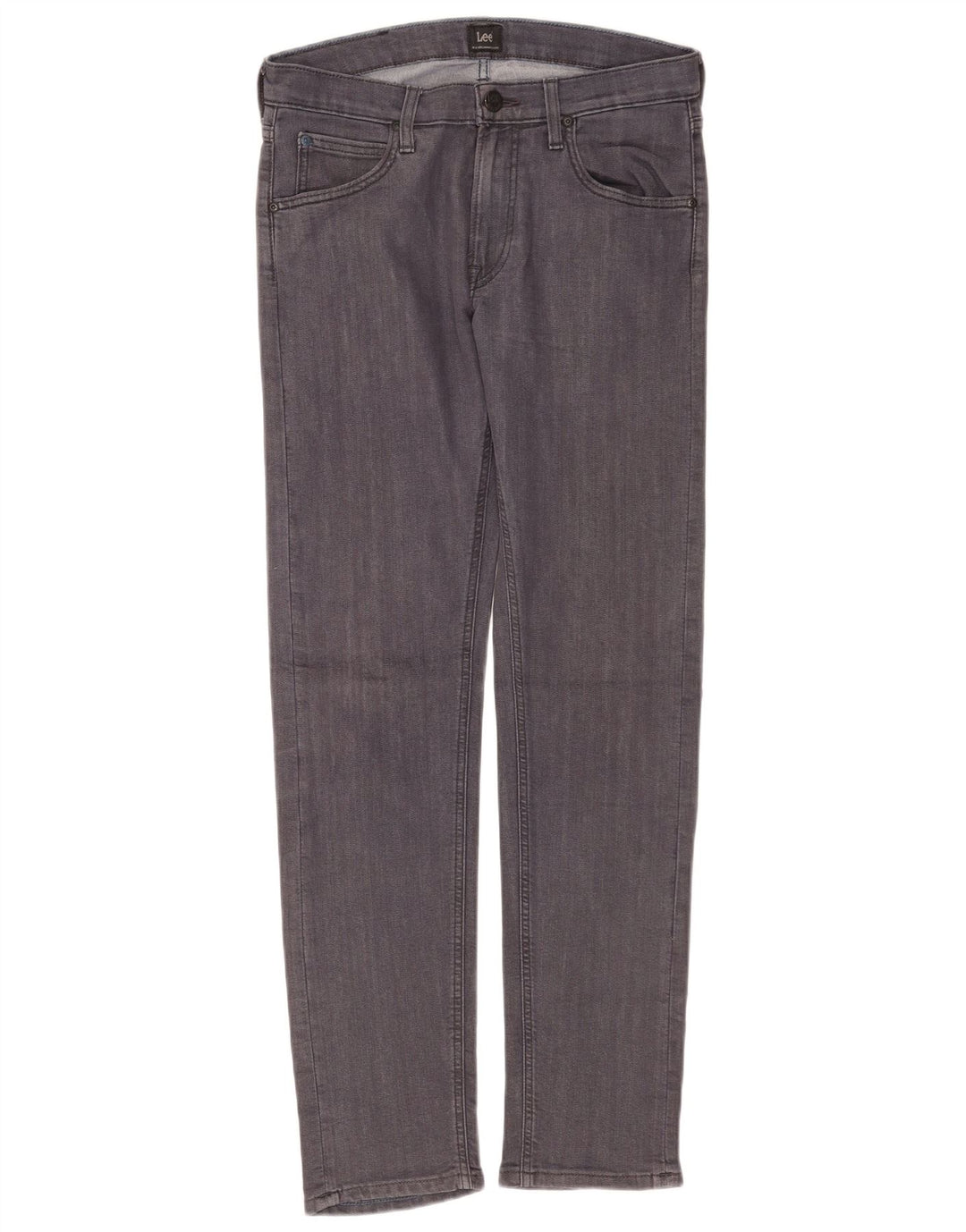 Blugi Lee pentru femei Daren Zip Fly Slim W30 L32 bumbac gri
