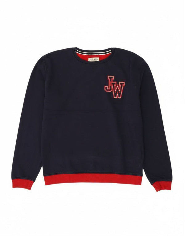 Pulover pentru fete Jack Wills, 14-15 ani, albastru bleumarin, colegiu