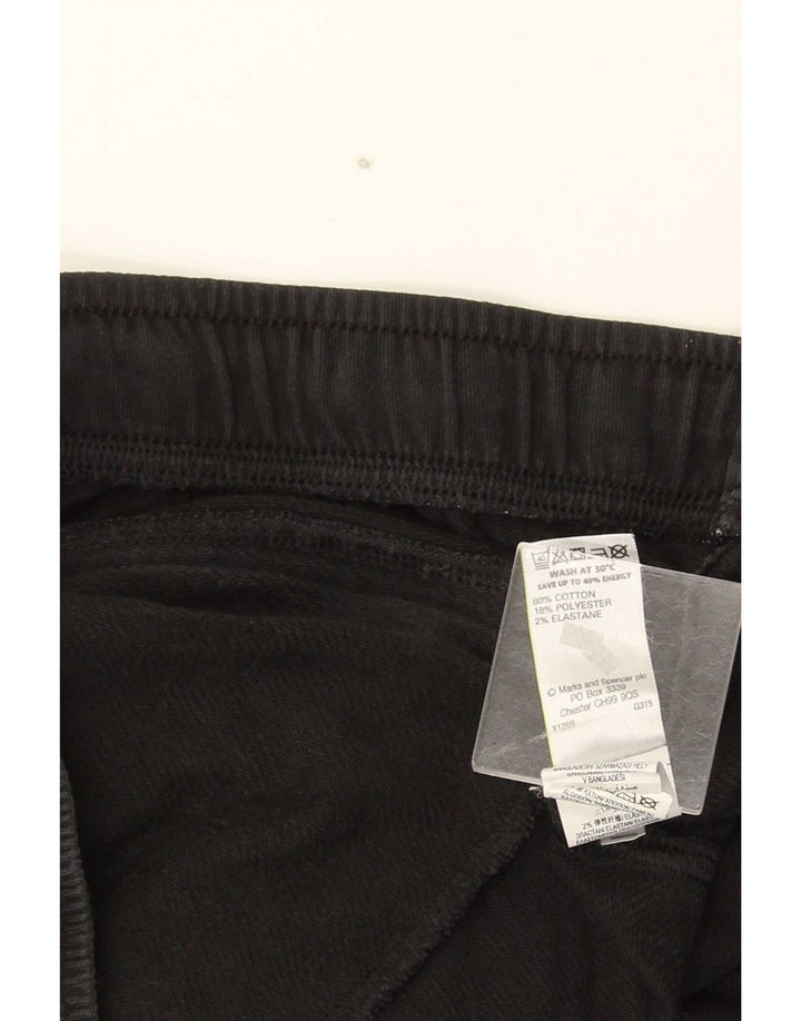 Pantaloni de trening pentru bărbați Marks & Spencer, bumbac negru 2XL