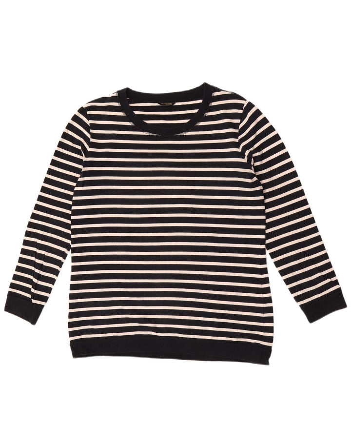 Hanorac pentru femei Massimo Dutti Pulover US 8 Mediu Bleumarin Dungat