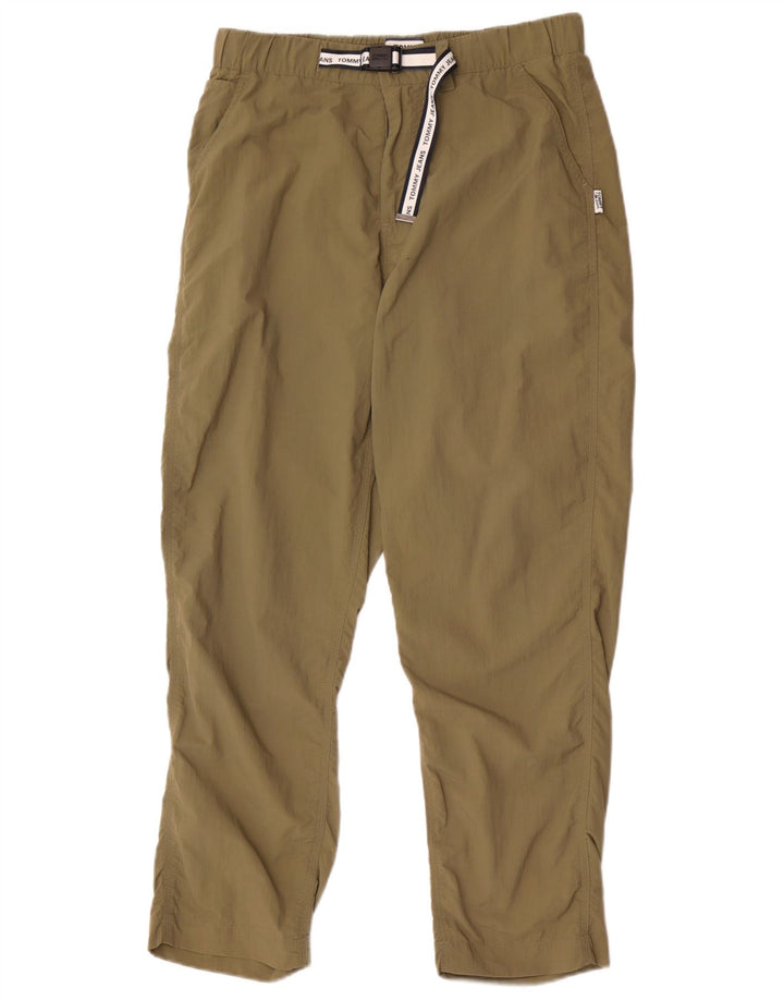 Pantaloni cropped slim pentru bărbați Tommy Hilfiger Mediu L30 L26 Kaki Poliester