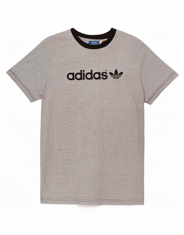 Tricou grafic pentru bărbați Adidas Top Medium Gri Pinstripe