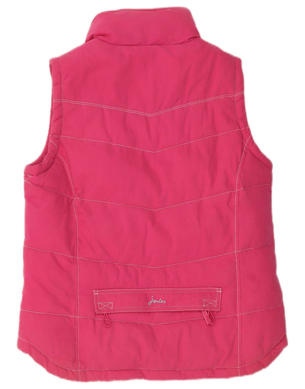 Gilet căptușit pentru femei Joules UK 12 Medium Pink Bumbac Classic