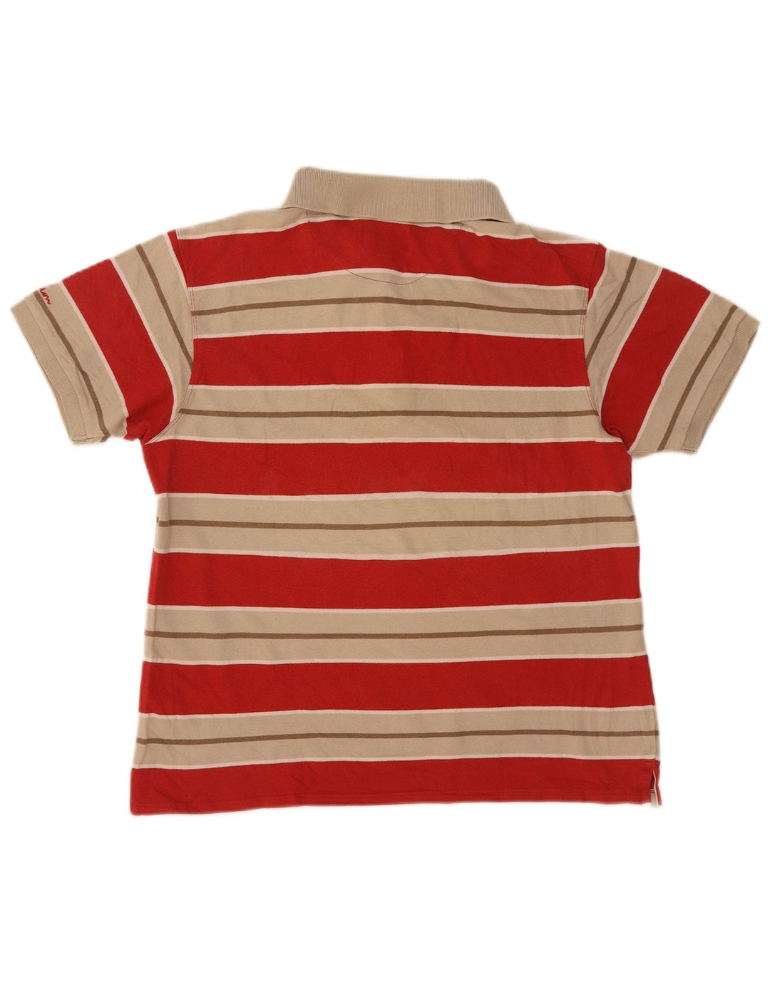 Tricou polo Champion pentru bărbați, cu dungi roșii mici